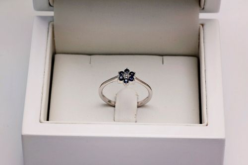 Złoty pierścionek PBD0746 - Diament na Arena.pl