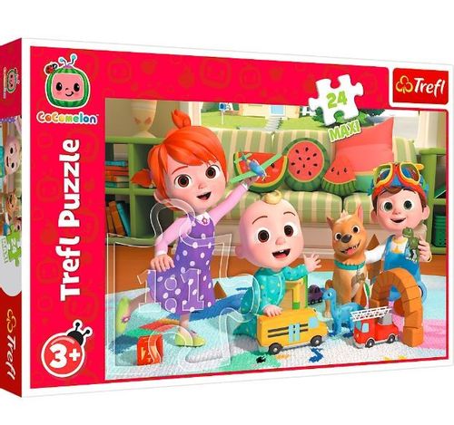 Puzzle 24 Elementy Maxi Cocomelon Gotowi Na Przygodę na Arena.pl