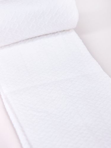 Rajstopy dziecięce mikrofibra ażurowe romby białe 30 DEN 116-122 na Arena.pl