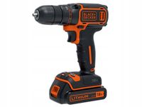 Akumulatorowa wiertarko-wkrętarka 18V, 1x1.5Ah Black+Decker [BDCDC18-QW]