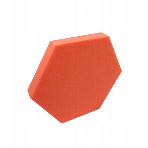 Pianka akustyczna | Gąbka wygłuszająca HEXAGON 32x28x3 cm - czerwony na Arena.pl