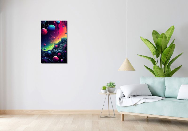 Obraz 40x70cm Kalejdoskop Galaktyk zdjęcie 2