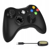 PAD do PC XBOX 360 BEZPRZEWODOWY KONTROLER + ODBIORNIK USB CZARNY