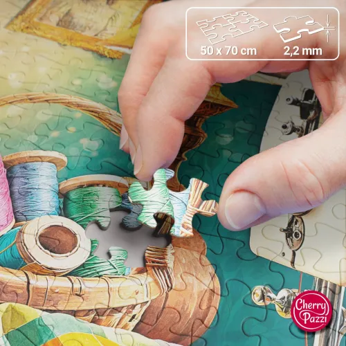 Puzzle 1000 elementów. Mój kącik do szycia 30875 na Arena.pl