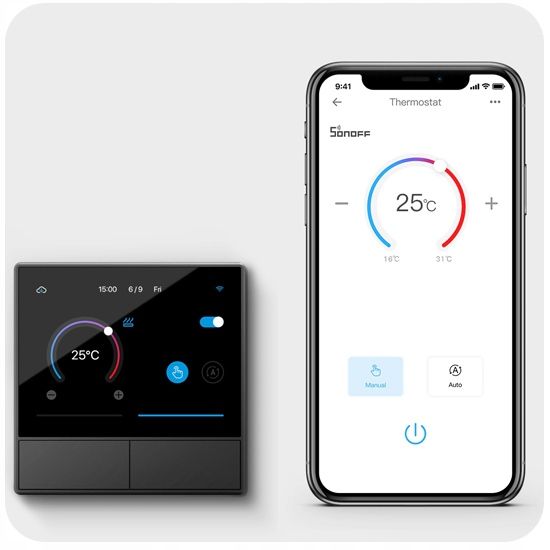 SONOFF NSPANEL INTELIGENTY PRZEŁĄCZNIK ŚCIENNY SMART EKRAN WIFI BLUETOOTH zdjęcie 6