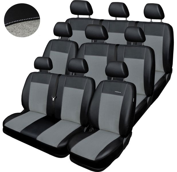 Pokrowce miarowe Premium do Renault Trafic 9os 14-19r. zdjęcie 1