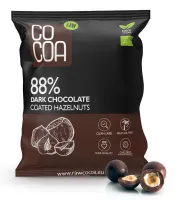 Orzechy Laskowe W Czekoladzie Ciemnej 88 % BIO 70 g - Cocoa