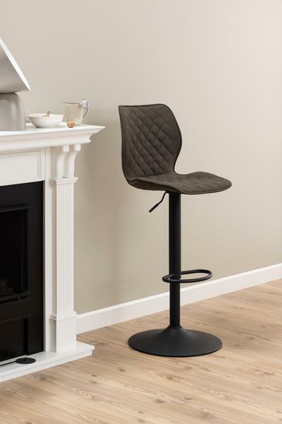 Stołek barowy Naomi antracytowy zdjęcie 2