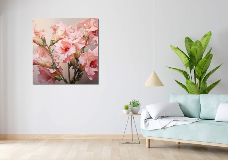 Obraz 90x90cm Kwiatowa Symfonia zdjęcie 2