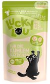 Zdrowa karma dla kociąt bez zbóż, cukru, GMO Lucky Lou DRÓB i WOŁOWINA 125g