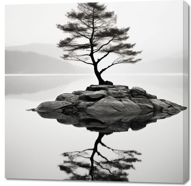 Obraz 100x100cm Samotne Drzewo zdjęcie 1