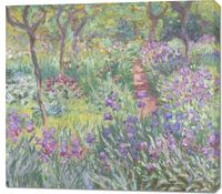 Obraz 100x90cm The Artist’s Garden in Giverny, Monet Vintage
