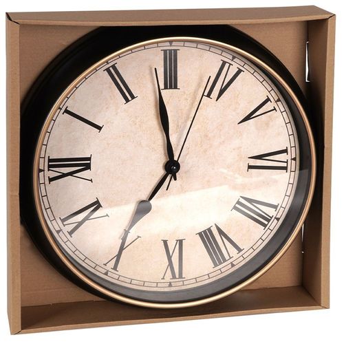 Zegar ścienny czarny 33 cm na Arena.pl