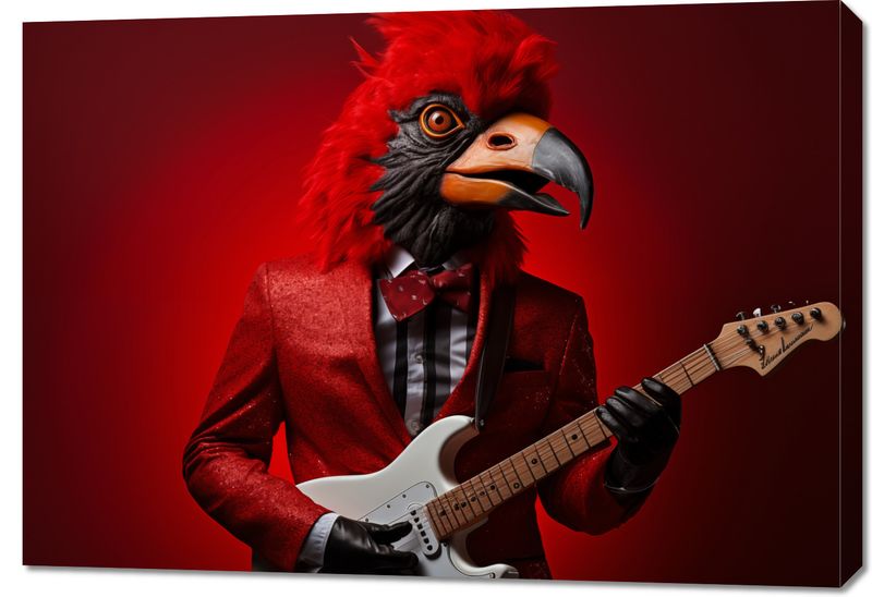 Obraz 100x70cm Zwierzęcy Rock'n'Roll zdjęcie 1