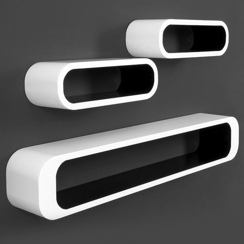 Półka Daryl biały czarny na Arena.pl