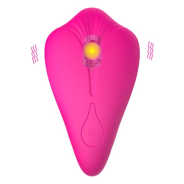 Stymulator-Silicone Panty Vibrator And Pulsator Usb 10 Function / Heating zdjęcie 3