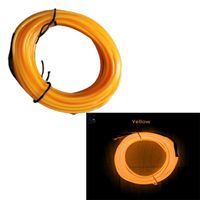 Neon Taśma Neonowa Led Do Dekoracji Wnętrza Samochodu 3M/12V Żółta