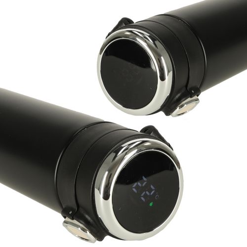 Kubek Bidon Termiczny Z Ustnikiem Termos Led 420Ml Czarny na Arena.pl