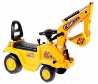Jeździk MalPlay 100935 Czarny, Żółty