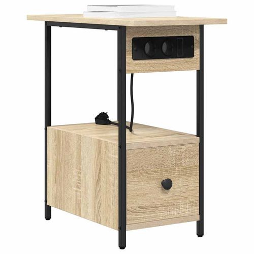 Szafka Nocna dąb sonoma 60 x 30 x 61 cm Materiał drewnopochodny na Arena.pl