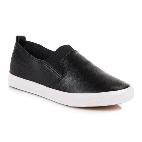 Wsuwane czarne trampki r.38 na Arena.pl
