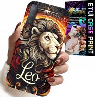 ETUI DO SAMSUNG A7 2018 - LEW, ZNAK ZODIAKU ASTRONOMIA, CASE + SZKŁO