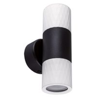 Kinkiet LAMPA ścienna PIANO 03882 Ideus metalowa OPRAWA loftowa tuba czarna biała