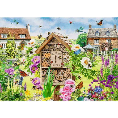 Puzzle 1000 elementów. Premium Plus Quality. Tea Time. Dom dla pszczół na Arena.pl