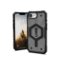 Etui UAG Pathfinder Clear MagSafe na iPhone 16e - szaro-czarne