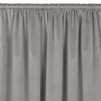 Zasłona VILA velvetowa z tunelem 200x245 szara wzór 1 Homede
