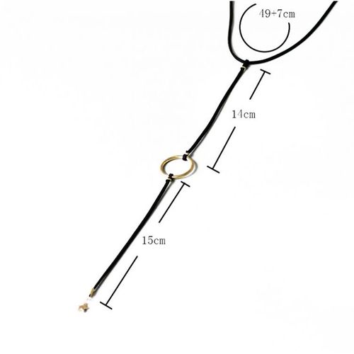 Naszyjnik Choker Kółeczko I Gwiazdka N465 na Arena.pl