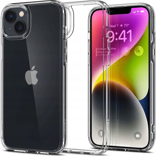 Plecki Spigen do Apple iPhone 14 bezbarwny zdjęcie 8