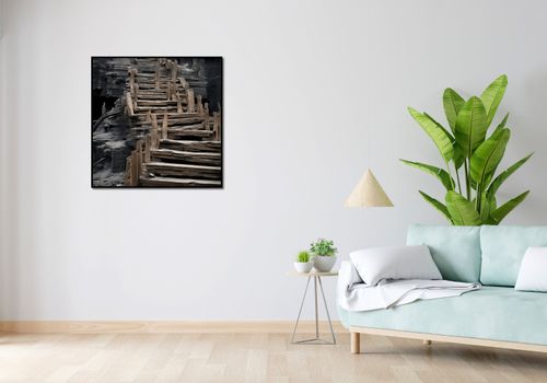 Plakat 80x80cm Schody do Nieznanego na Arena.pl