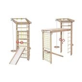 Domowy Plac zabaw Drabinka Czempion drewno