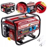 AGREGAT PRĄDOTWÓRCZY JEDNOWFAZOWY 3000W 6,5KM GENERATOR MIEDŹ