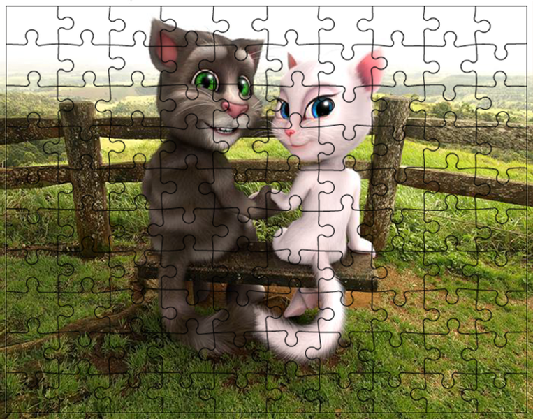 Puzzle Gadający Kot zdjęcie 1