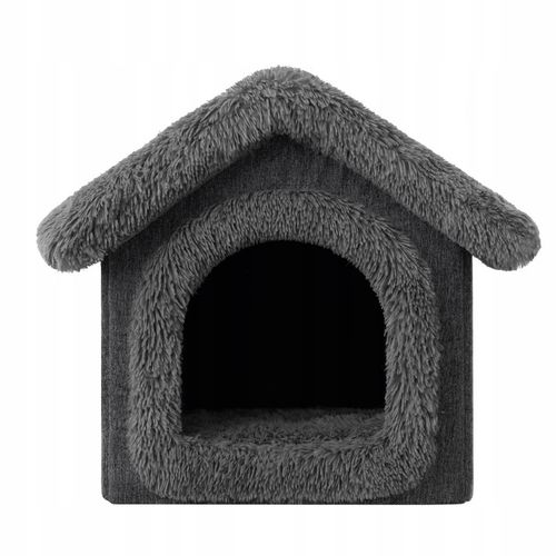 Buda Domek Budka Kojec dla małego Psa z Poduszką i Futerkiem R2 38x44x45 cm na Arena.pl