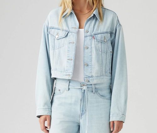 Kurtka Trucker Shrunken '90s Len+ Dżins L na Arena.pl