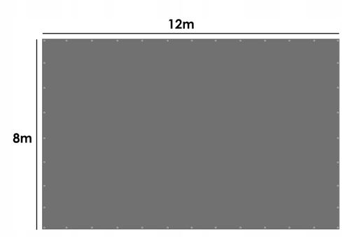 PLANDEKA SREBRNA 120g 8 x 12m BRADAS na Arena.pl
