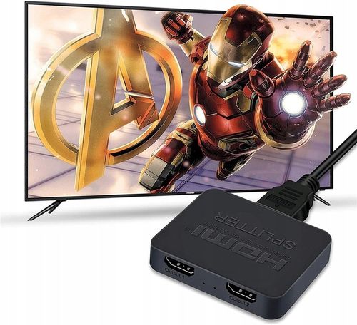 SPLITTER HDMI 2.0 1x2 ROZDZIELACZ ULTRAHD HDCP 2.2 na Arena.pl