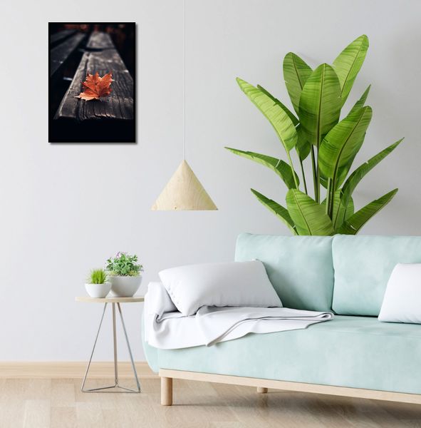 Plakat 40x55cm Pojedynczy Liść zdjęcie 4