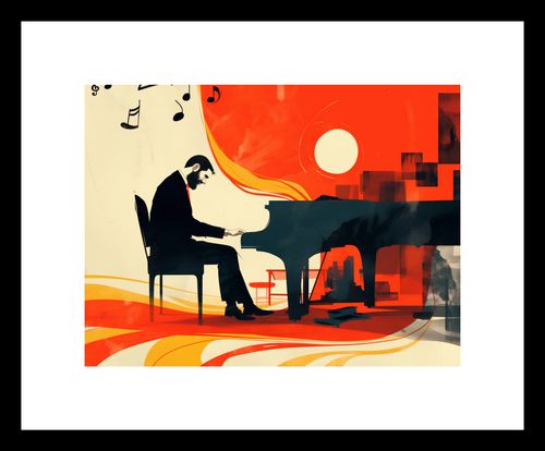 Plakat 20x15cm Pianista na Arena.pl