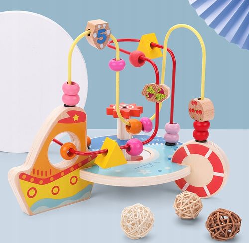 drewniany labirytn statek jhtoy-408 na Arena.pl