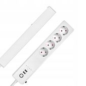 Listwa Zasilająca Przedłużacz 4 porty 230V 2xUSB ZigBee 3.0 TUYA Smart Life