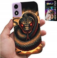 ETUI DO MOTOROLA MOTO E14 - WĄŻ, WĘŻE KOBRA GRZECHOTNIK CASE + FOLIA