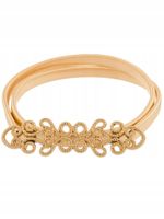 Pasek damski sprężynka złoty ażurowy kolor złoty