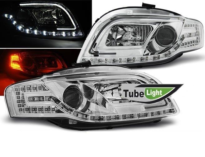 Lampy Reflektory AUDI A4 B7 04-08 LED TUBE+KIERUNE zdjęcie 2