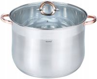 Garnek 22,4 L GASTRONOMICZNY DUŻY INDUKCJA GAZ ROSE GOLD KLAUSBERG