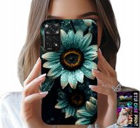 ETUI DO XIAOMI NOTE 11 PRO - NIEBIESKA GERBERA STOKROTKA KWIAT +FOLIA