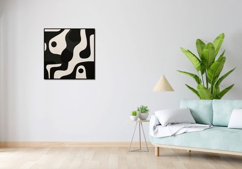 Plakat 70x70cm Kontrastowa Harmonia na Arena.pl
